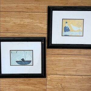 Black Framed Art Set by Annora Spence